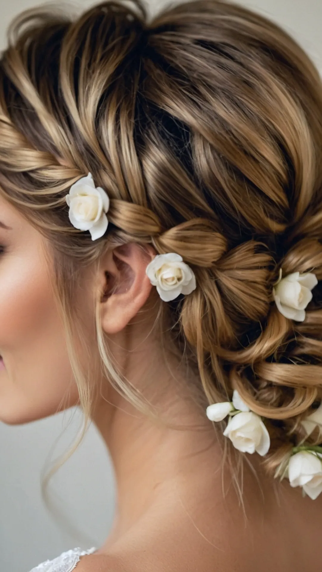 Flower Power:  A Gala Hairstyle That's Blooming Beautiful!: