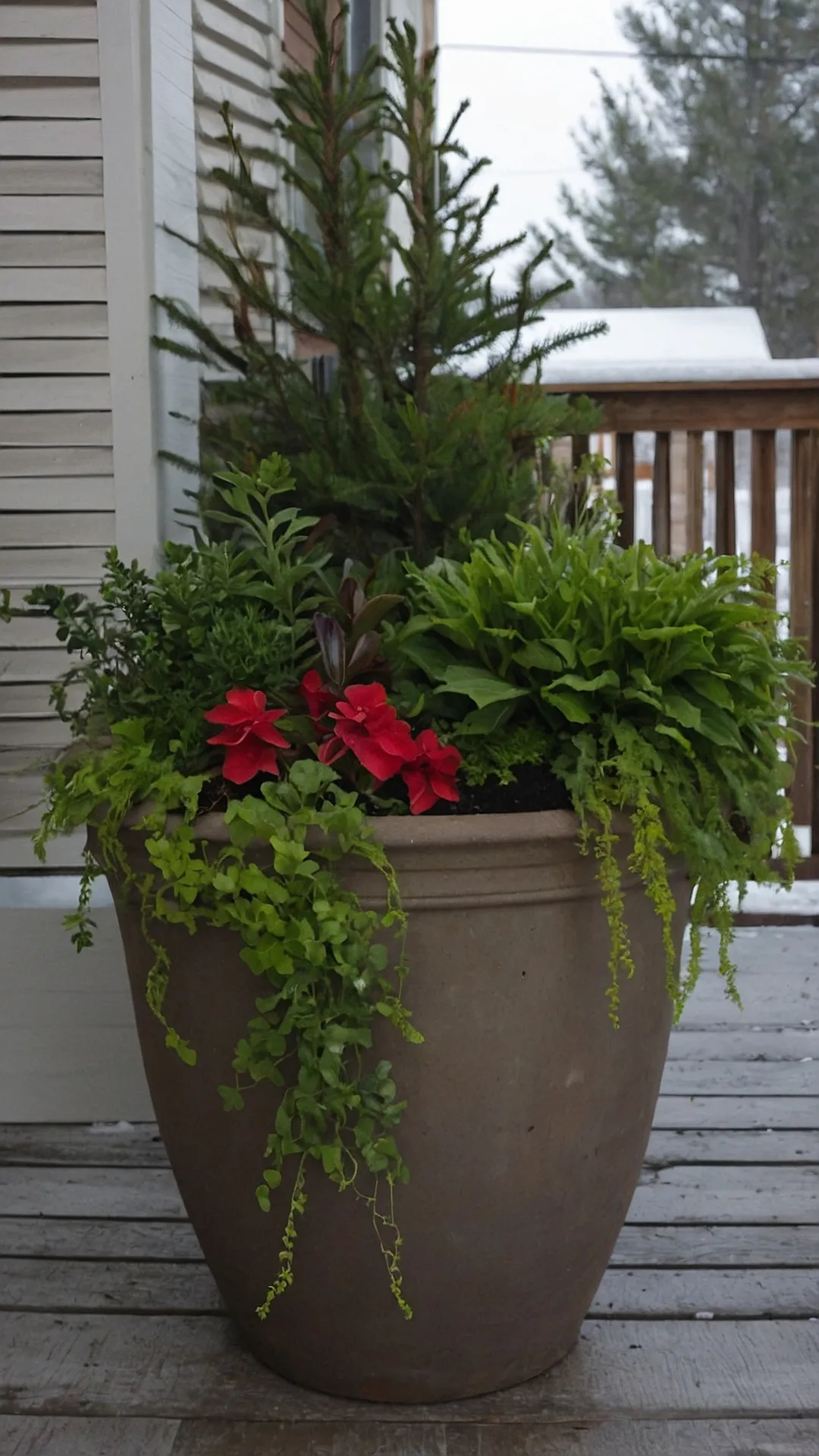 Winter Wonderland Planter: