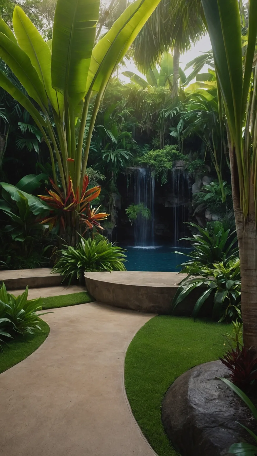 Jungle Oasis: Modern Tropical Landscape Design: