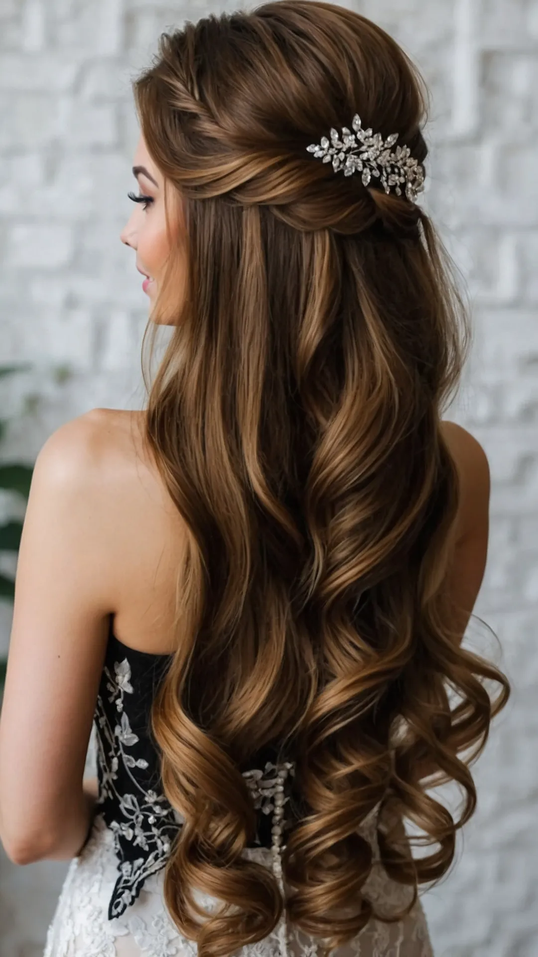 Gleaming Hair for Your Vows