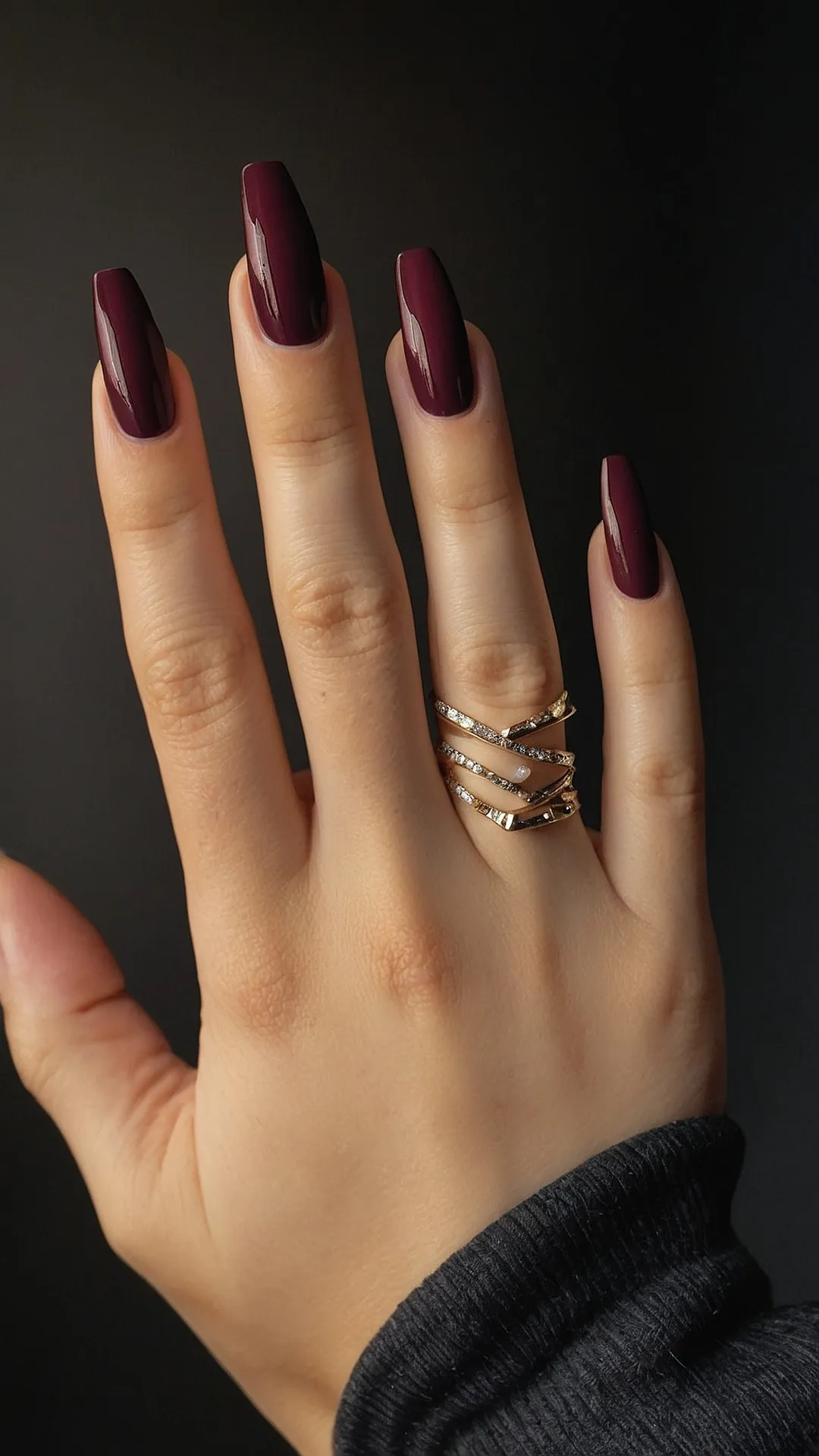 Burgundy Dream Nails: