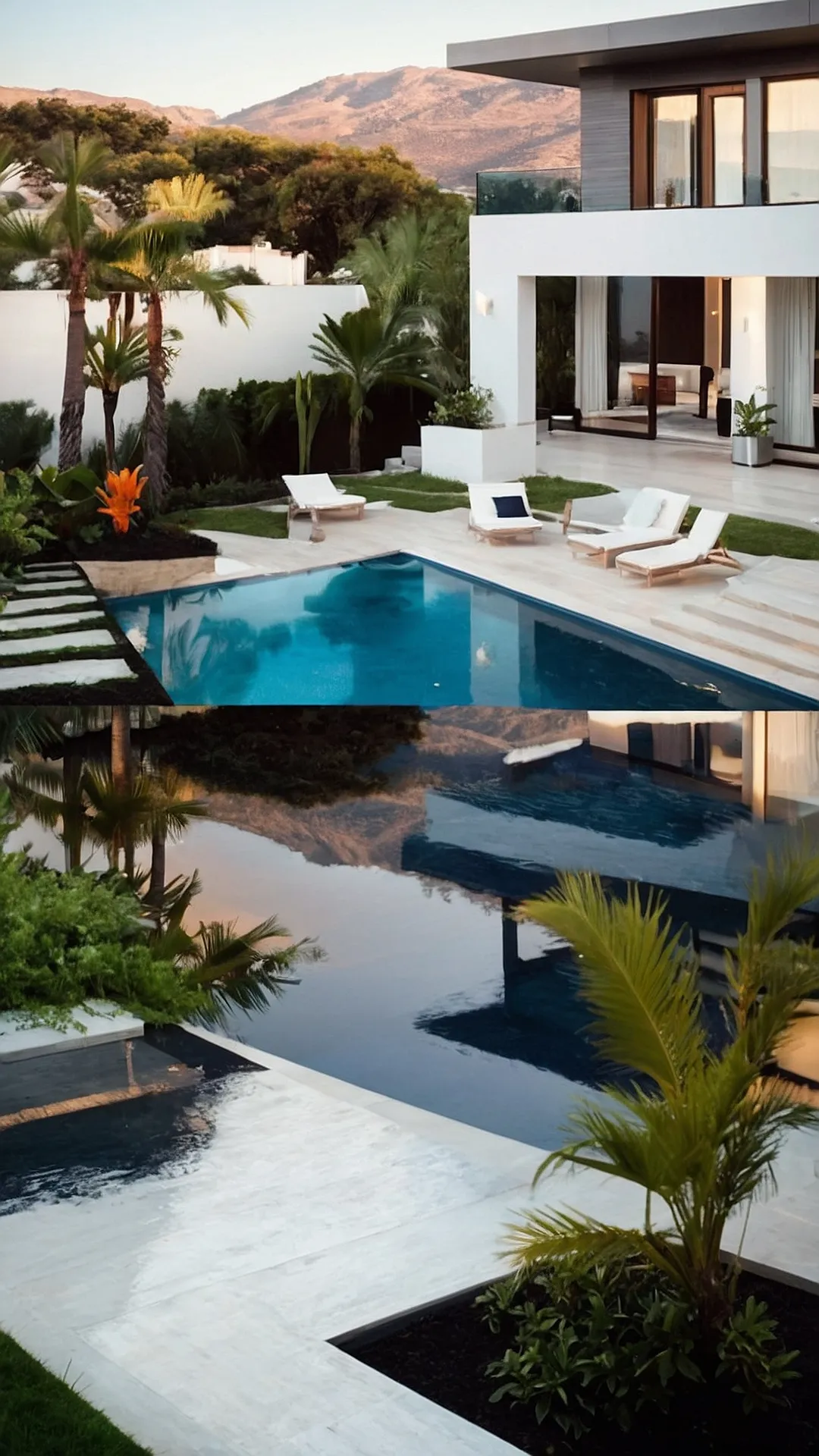 Poolside Paradise: A Glamour House Dream