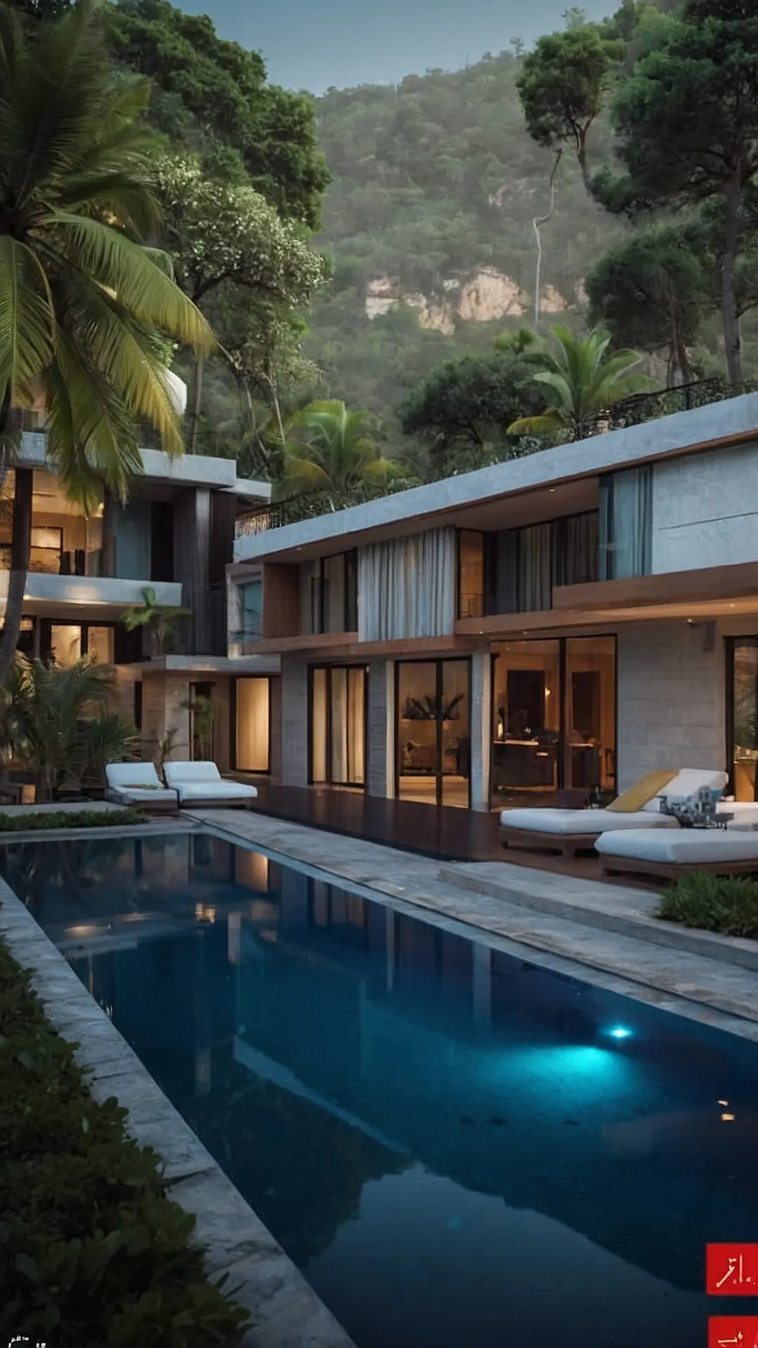 Villa Design: Dreamy Poolside Paradise: