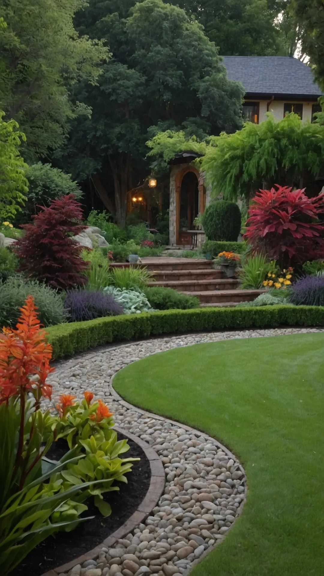 Stone Steps to a Garden Paradise