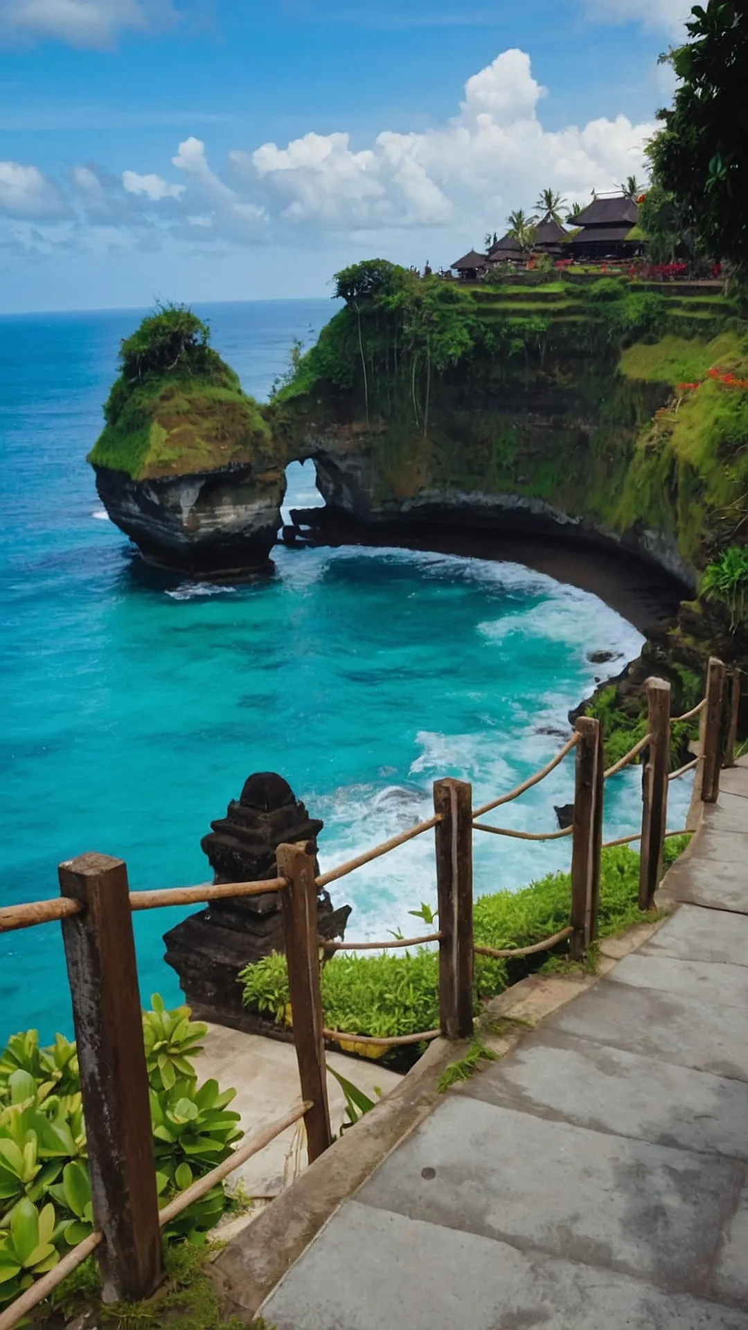 Sky & Sea: Bali's Temple Reflections