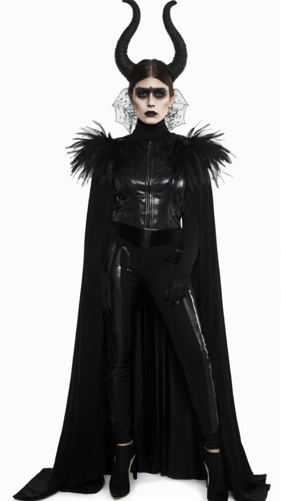 Last Minute Halloween Costume:  Evil Queen, but Make It Fashion!