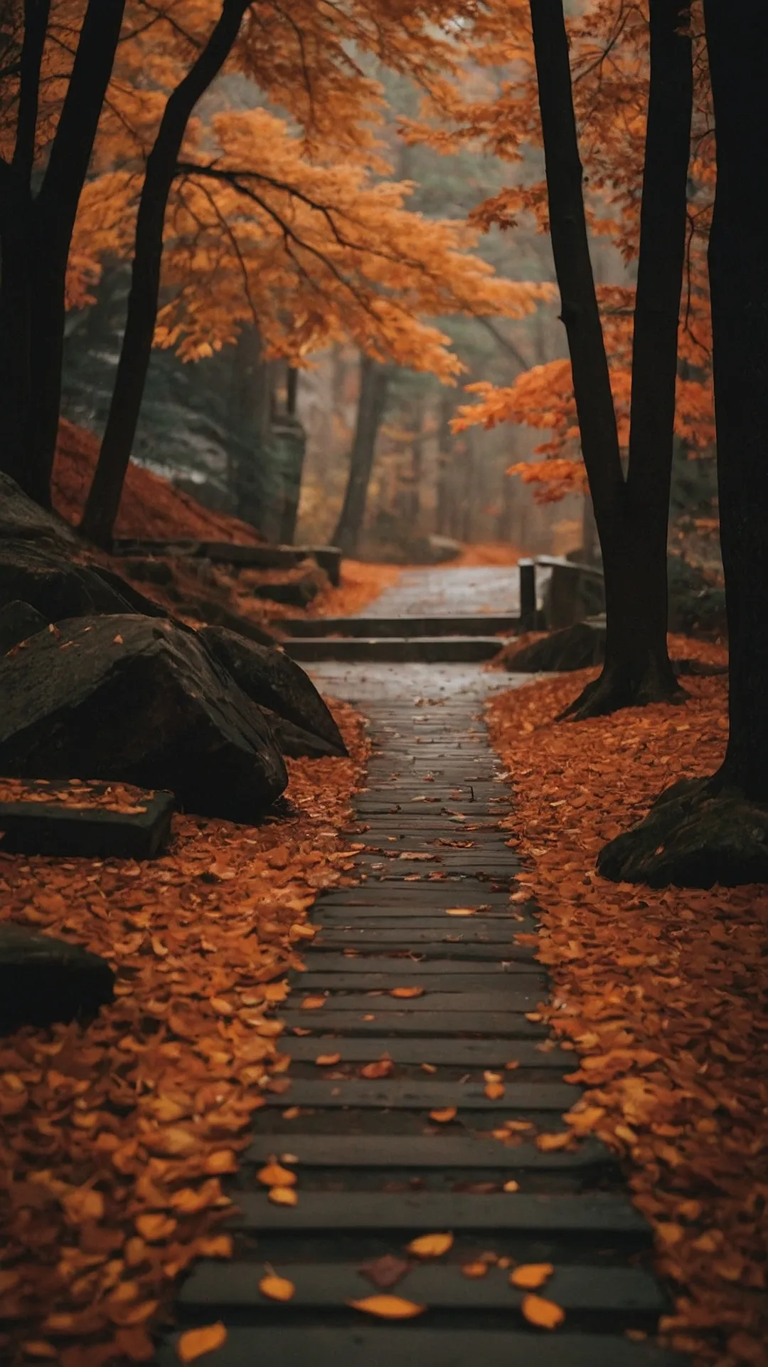 Autumn's Winding Path