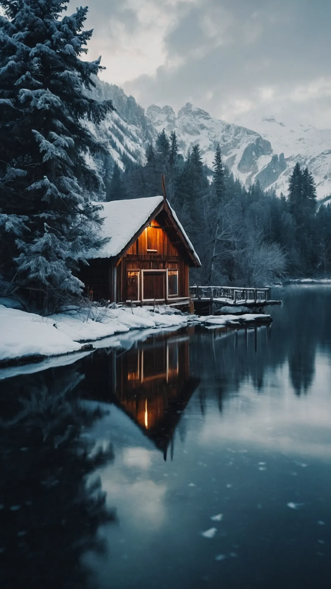 Cozy Cabin, Cold Winter