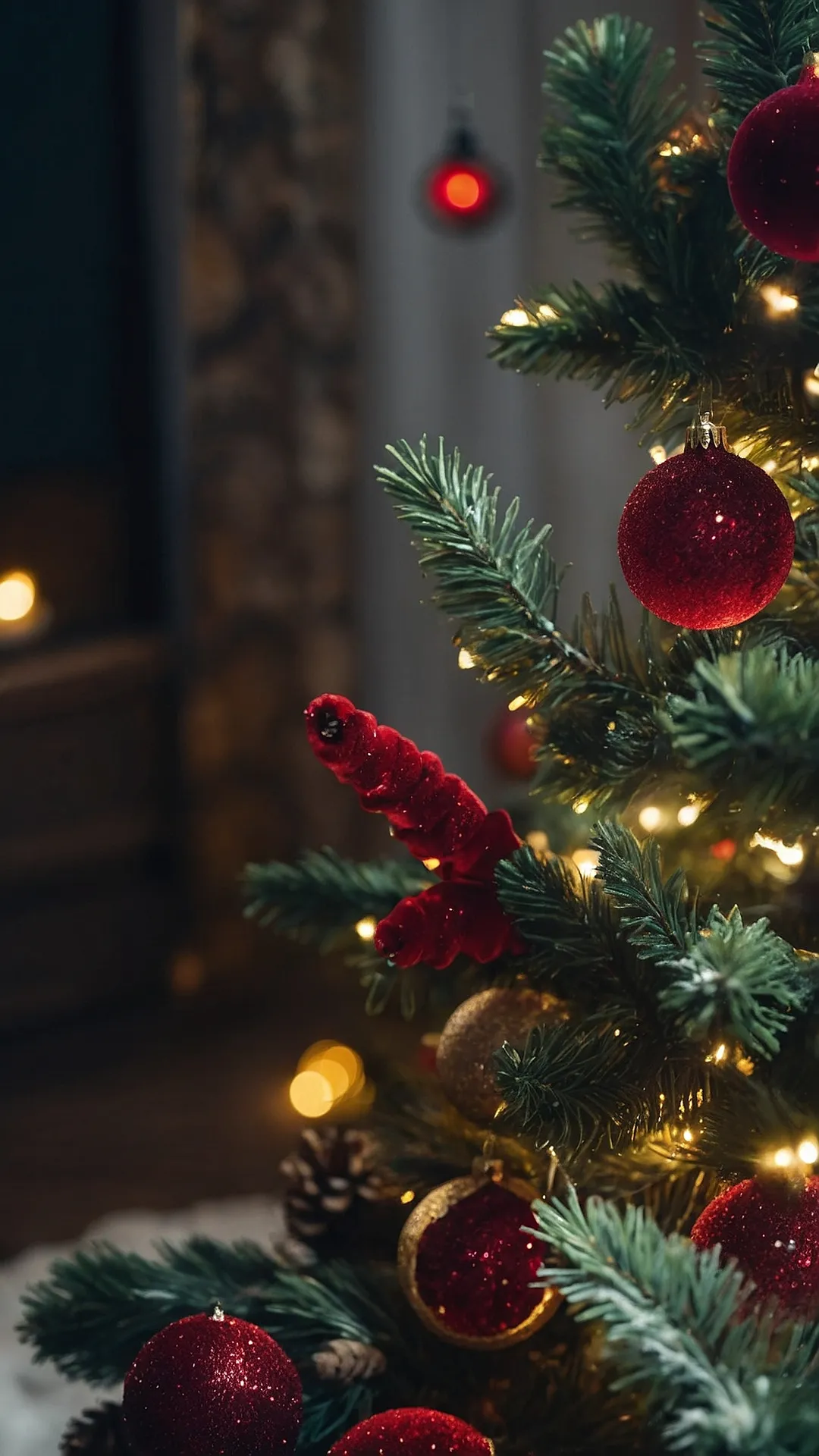 A Velvet Christmas Tree:  Sparkly and Festive!