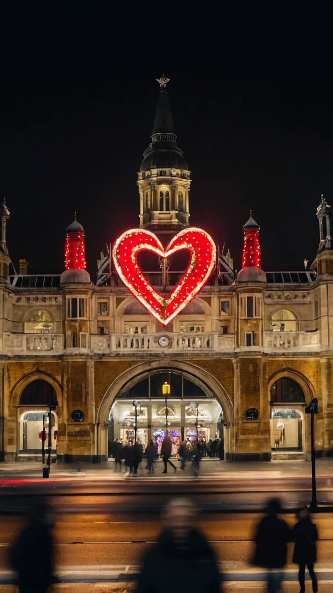 London's Yuletide Kiss