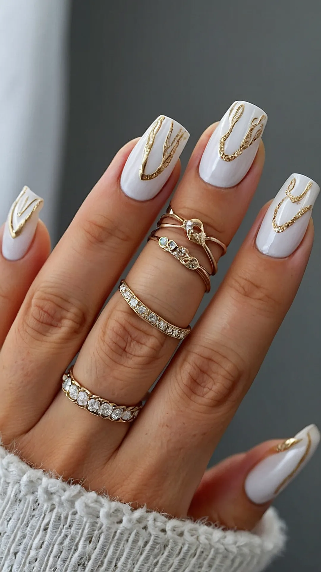 Gilded Goddess Nails