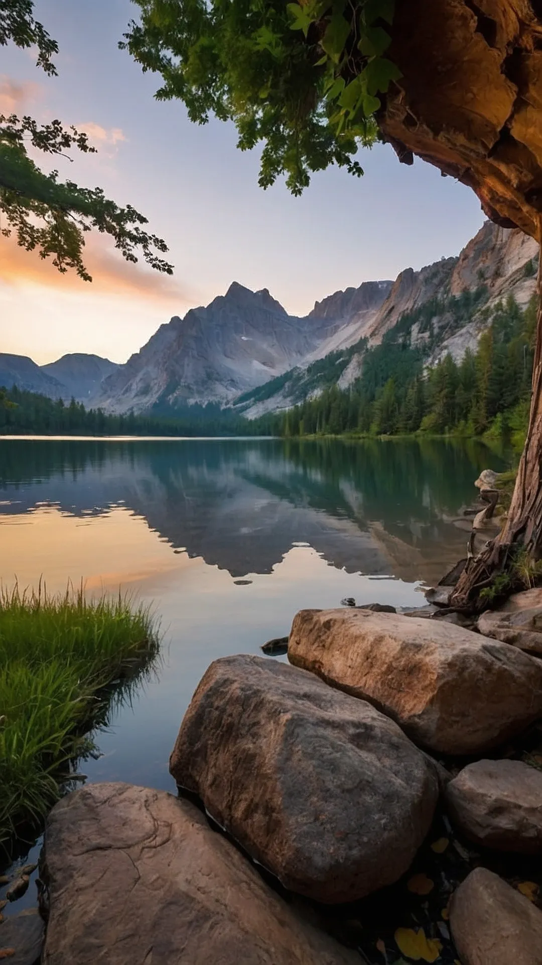 Lake & Peak Serenity