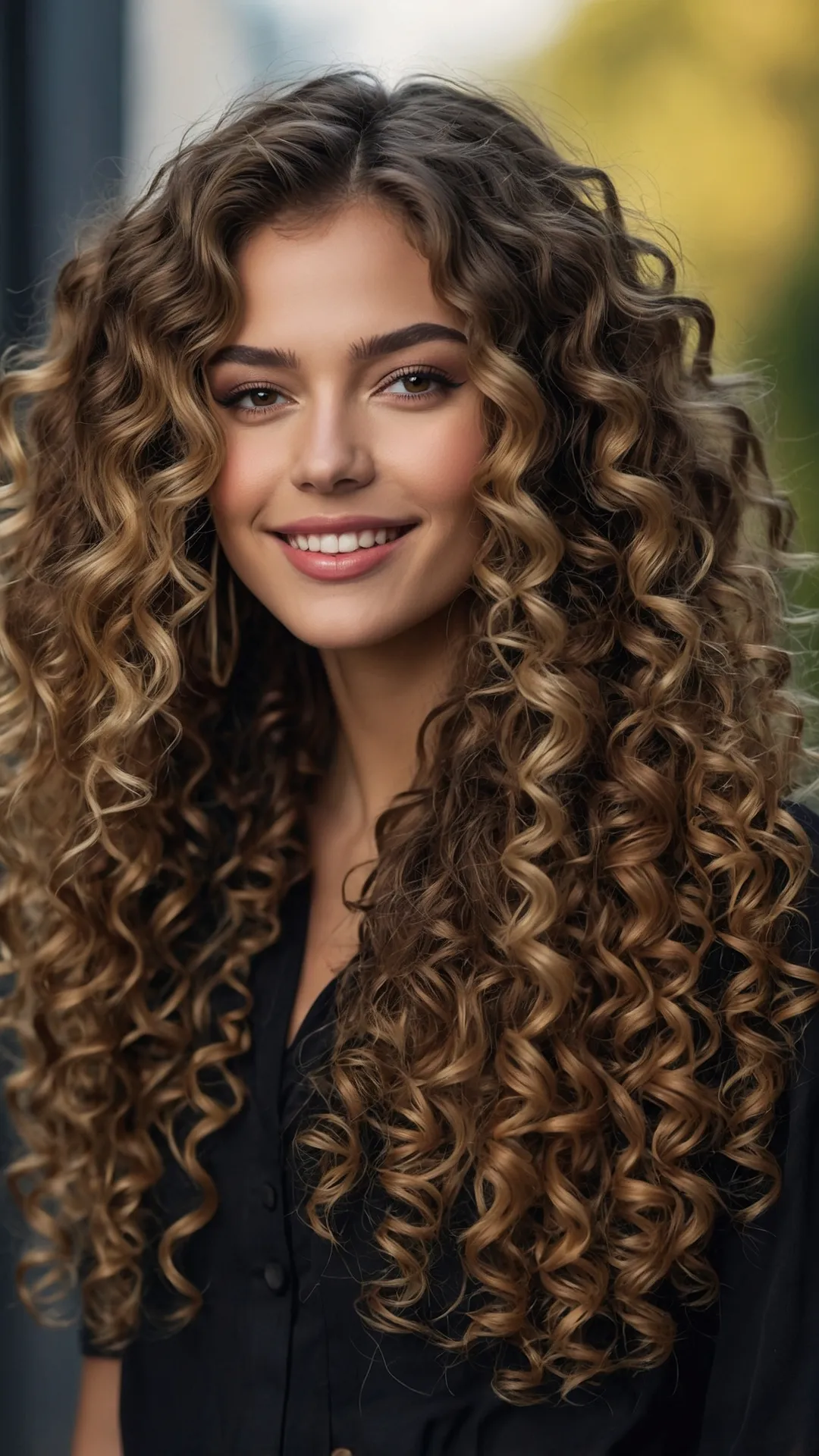 Glam Curls Go to Prom