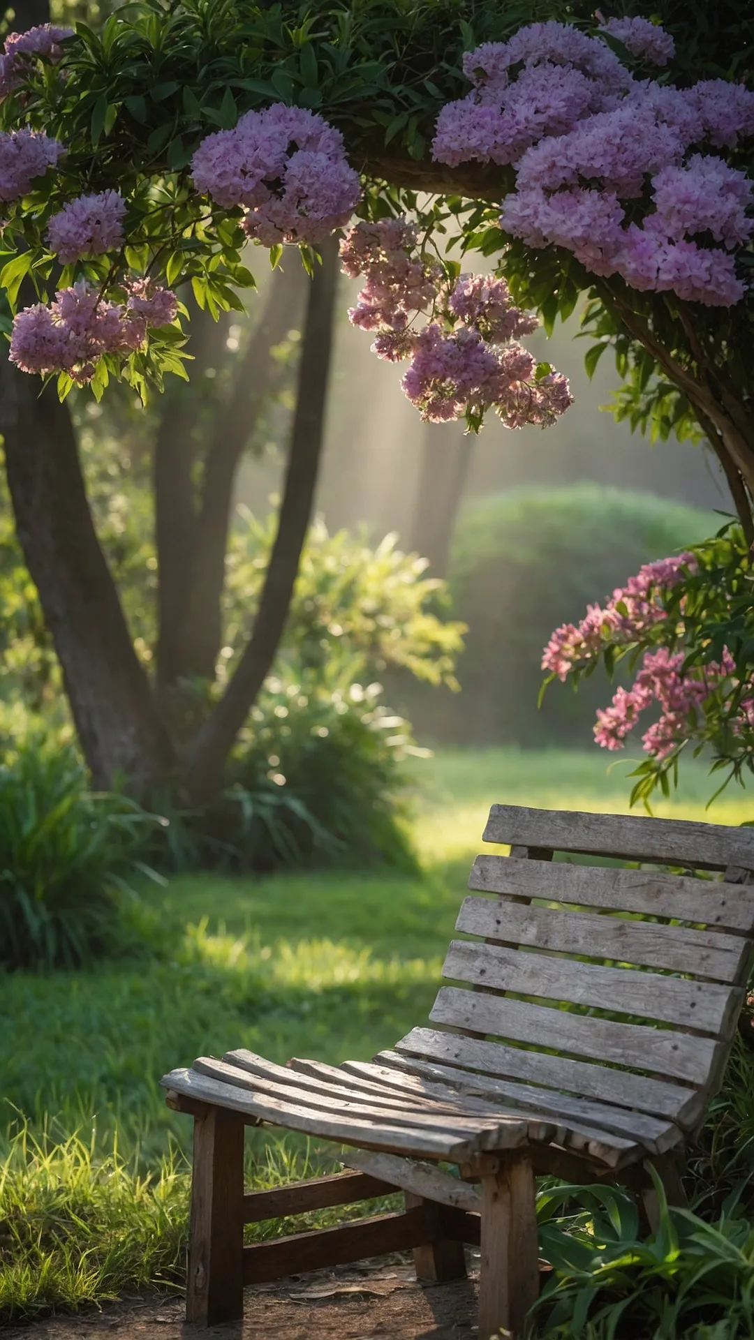 Bench Blooms Awakened