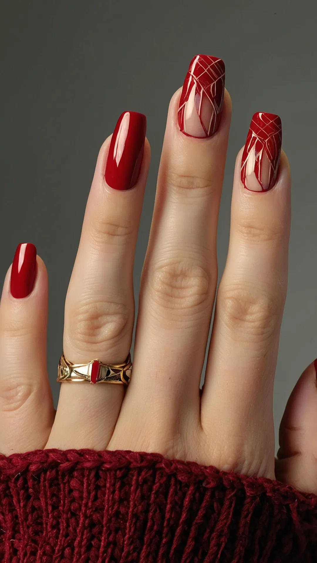 Spring's Red Nail Fever