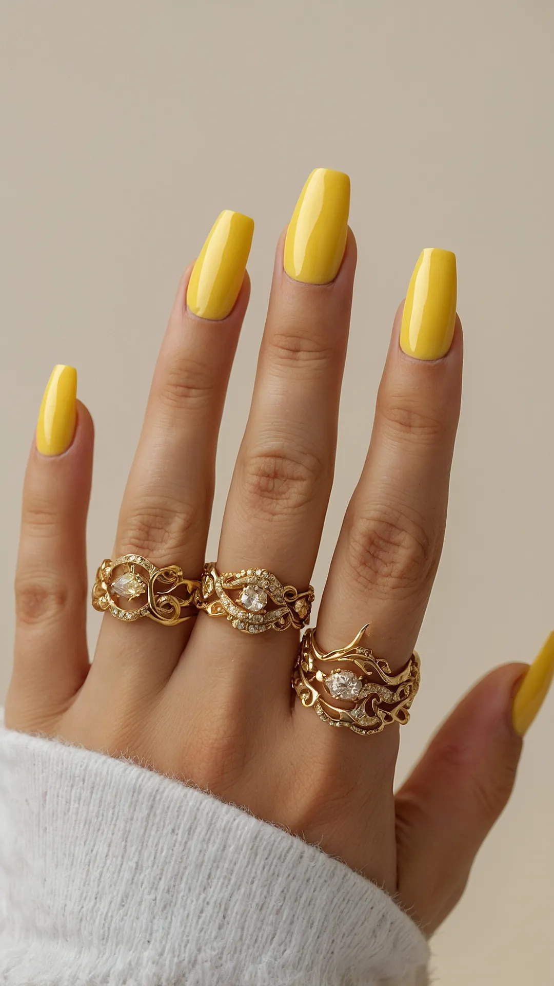 Vibrant Yellow Tips