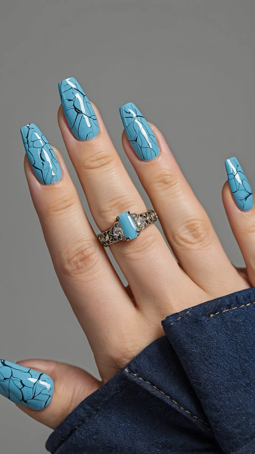 True Blue Fingers