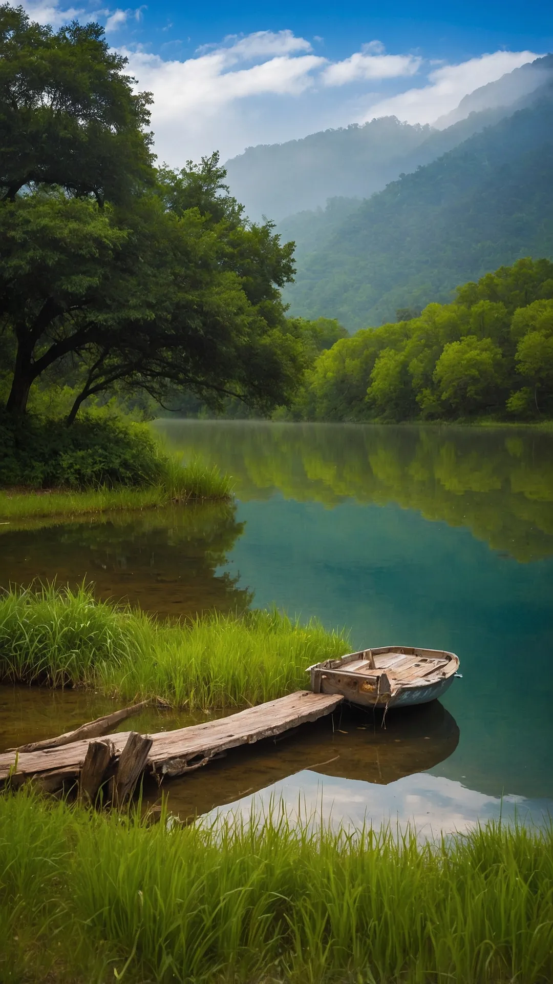 Floating Through Morning