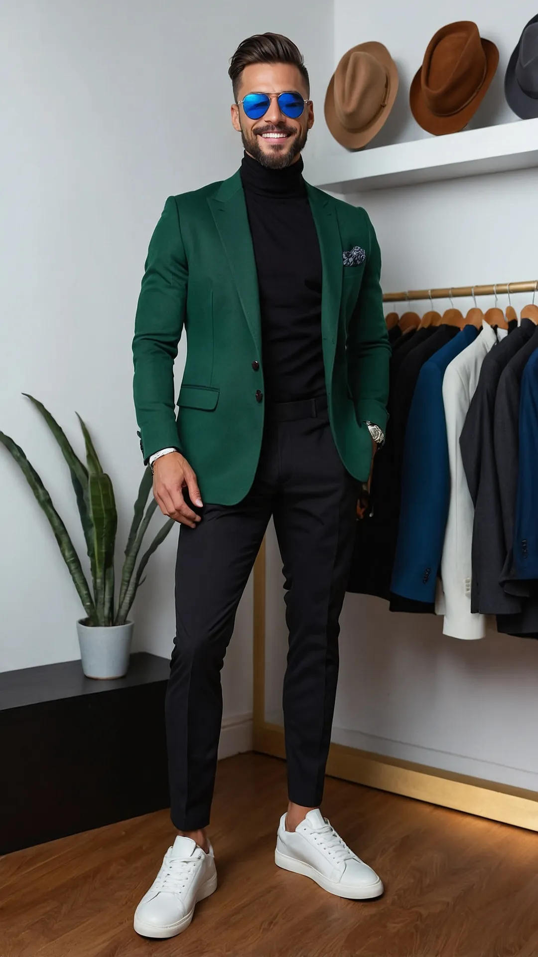 Suit & Sneaker Swagger