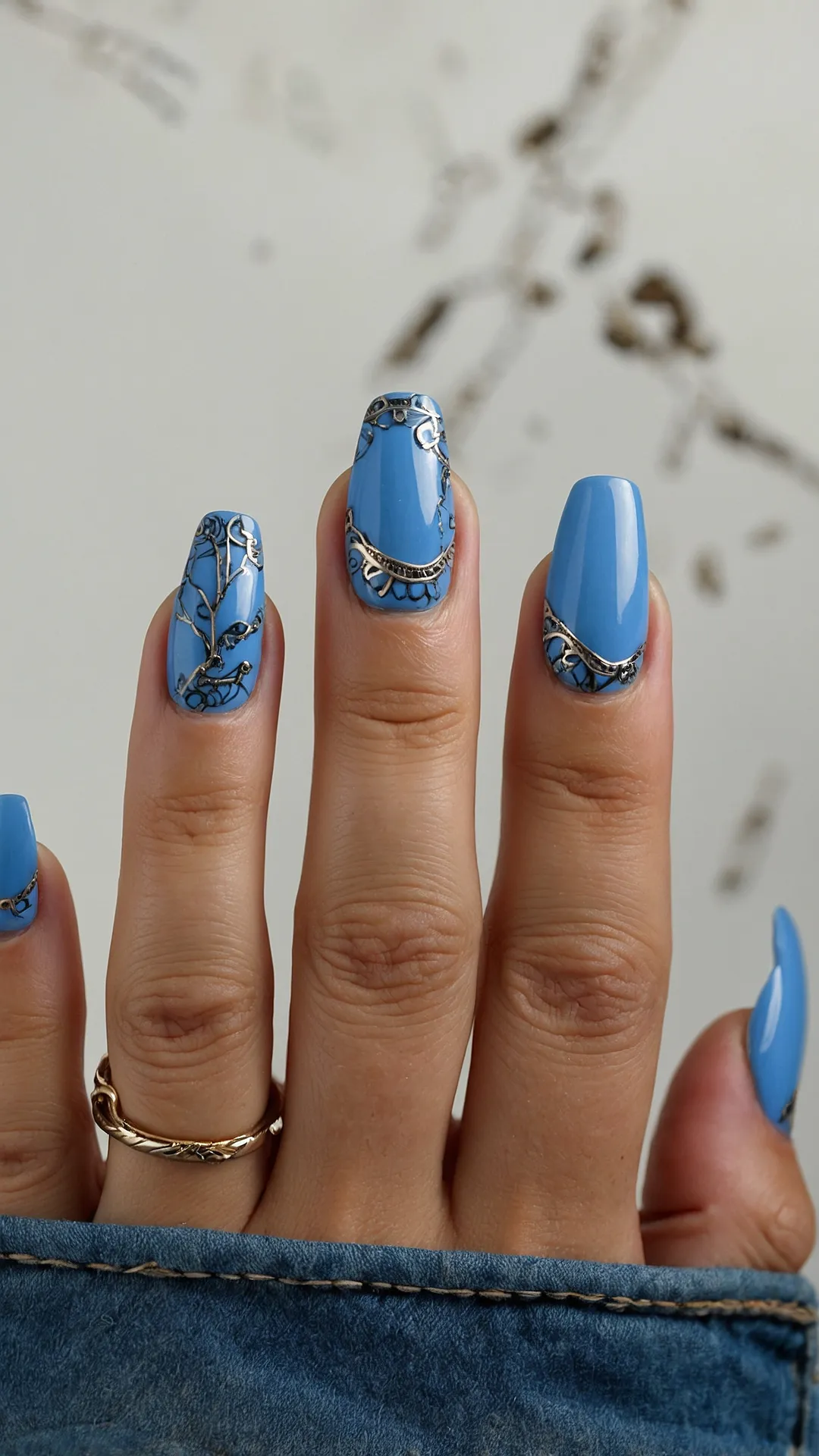 Bold Blue Statement
