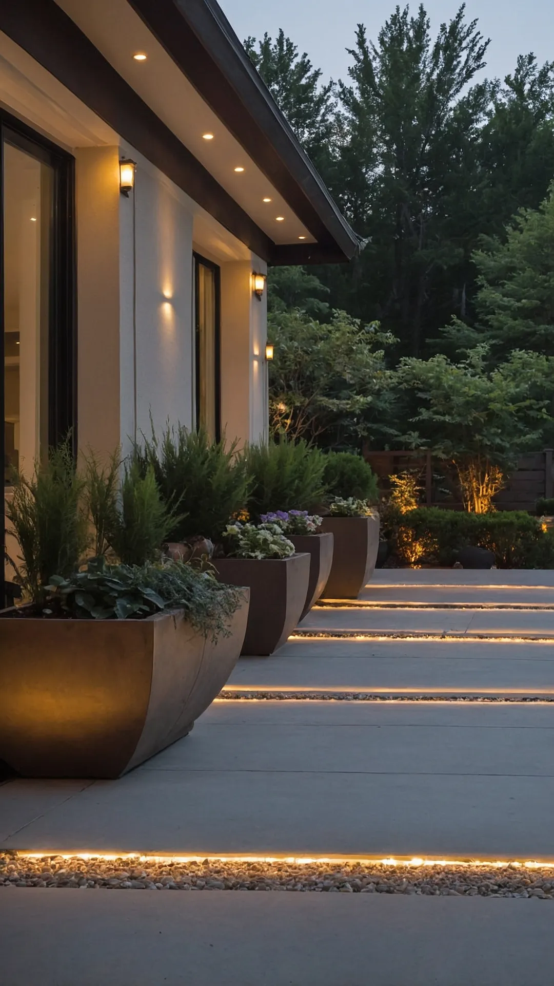 Entryway Green Glow