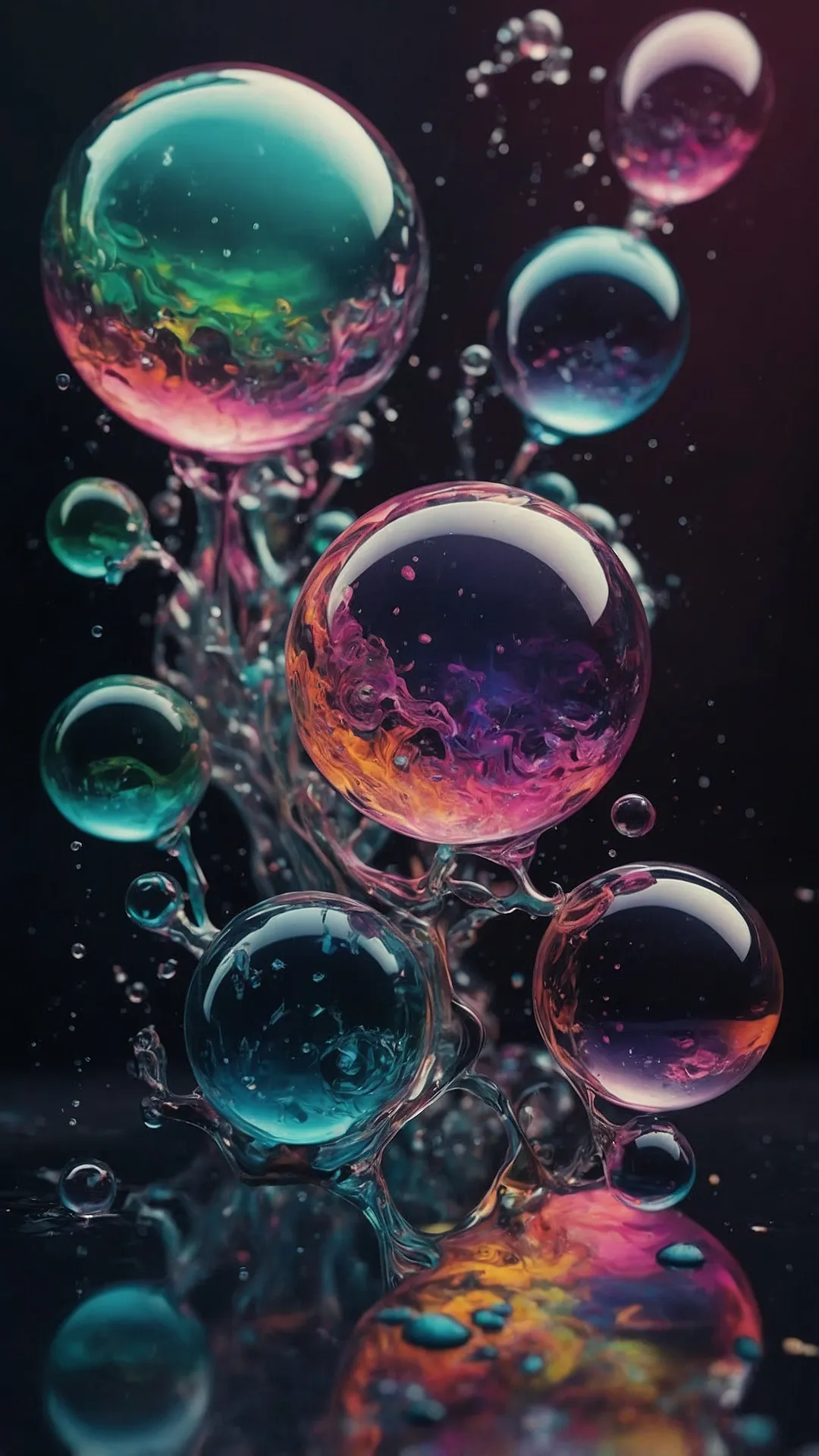 Bubble Burst Background