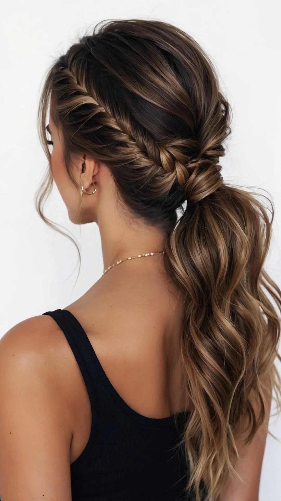 Effortlessly Styled Medium Hair