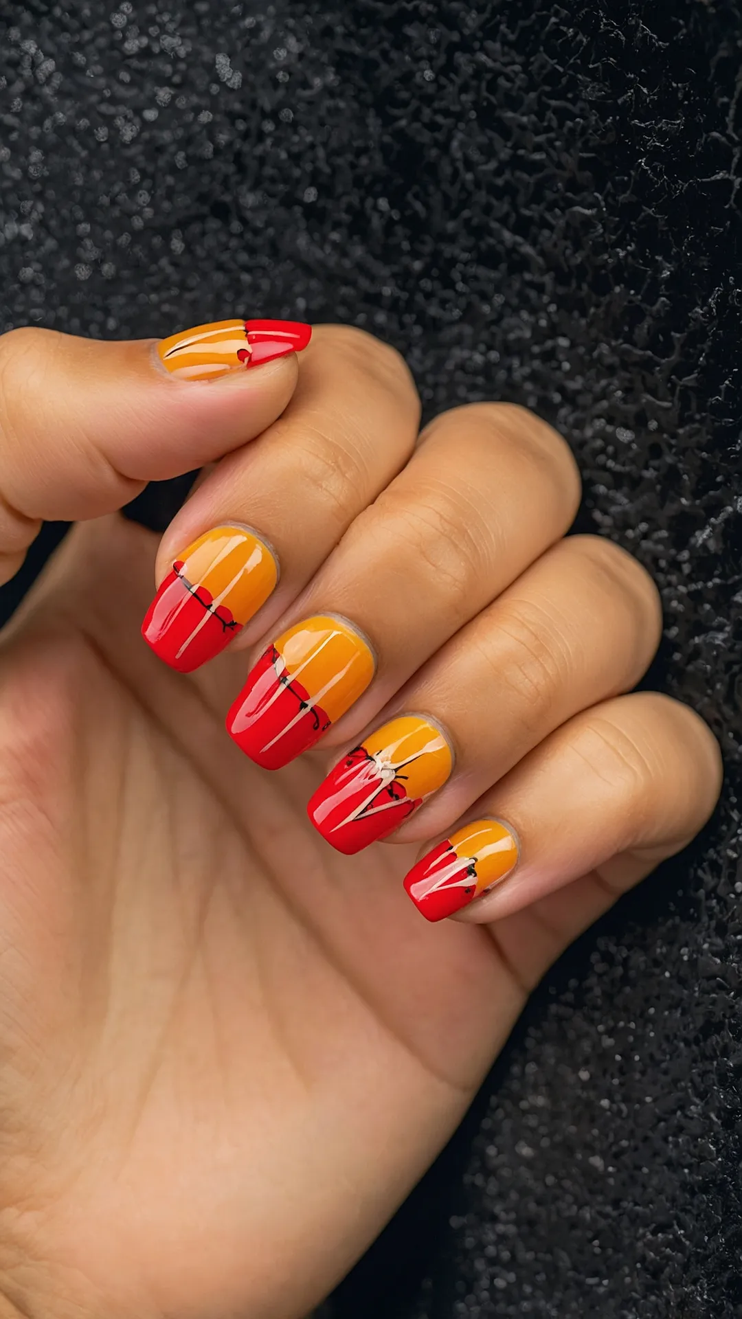 Velvet Sunset Nails