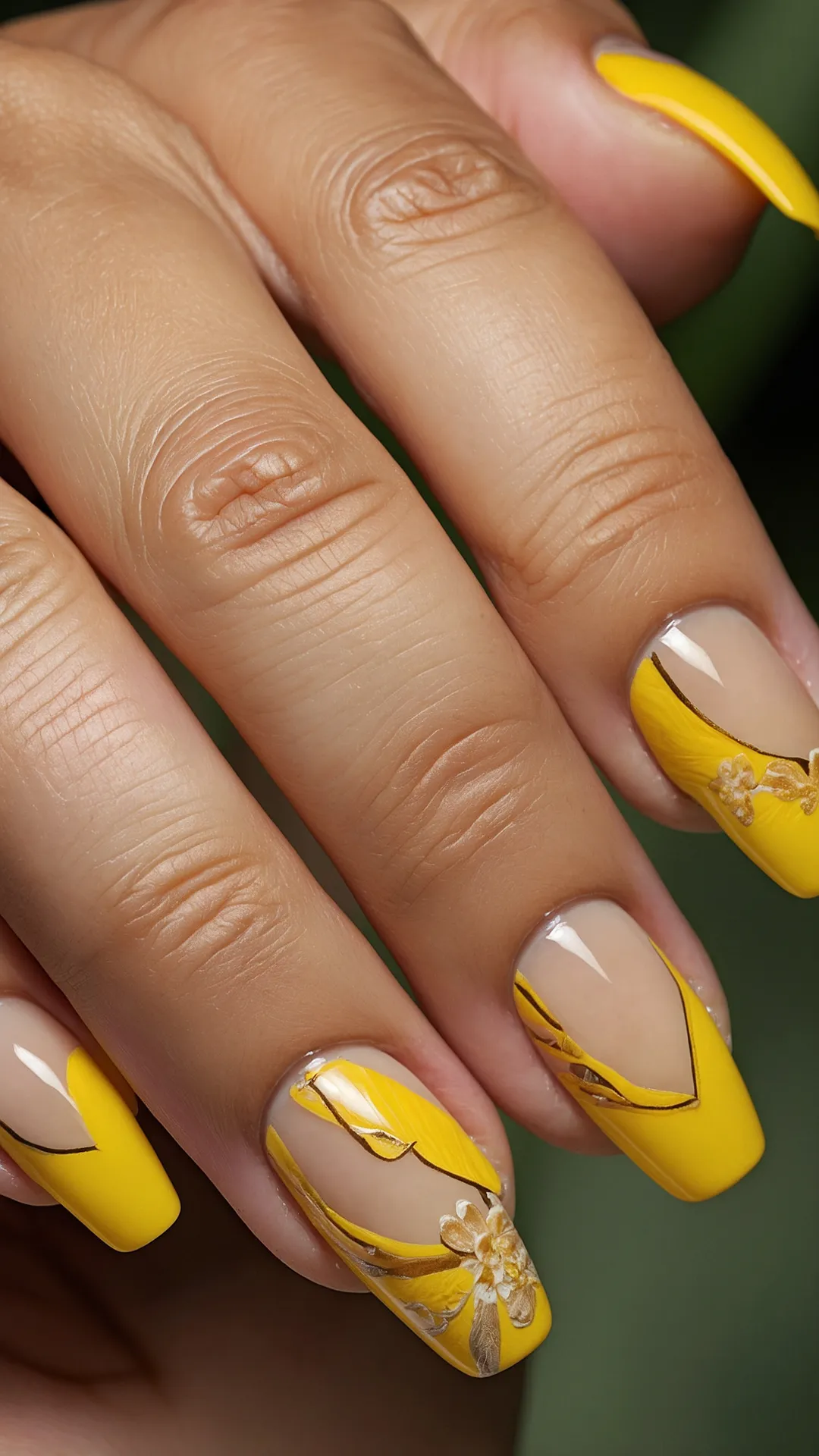 Happy Yellow Nails