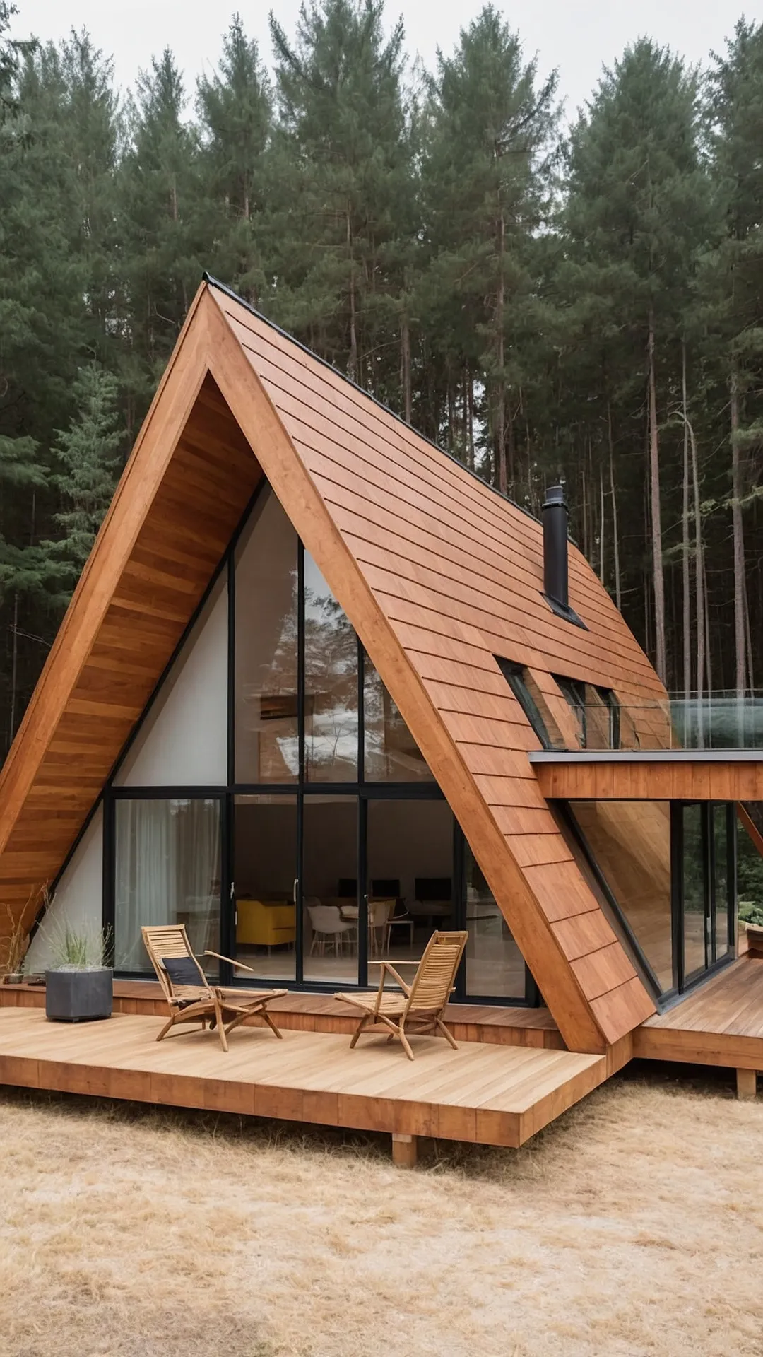Sleek Timber Home