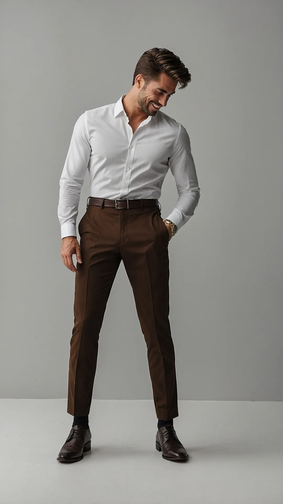 Kicking It In Formalwear