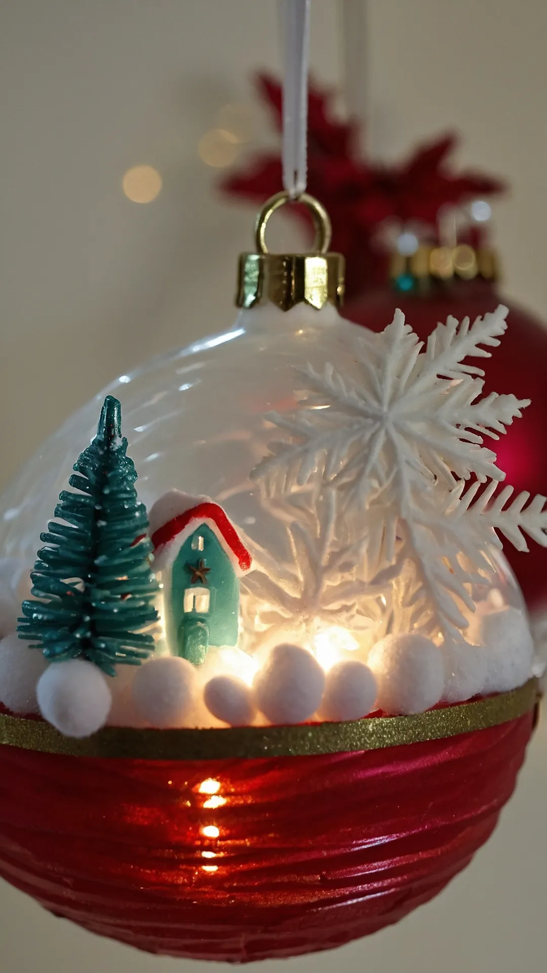 Twinkling DIY Christmas Trees