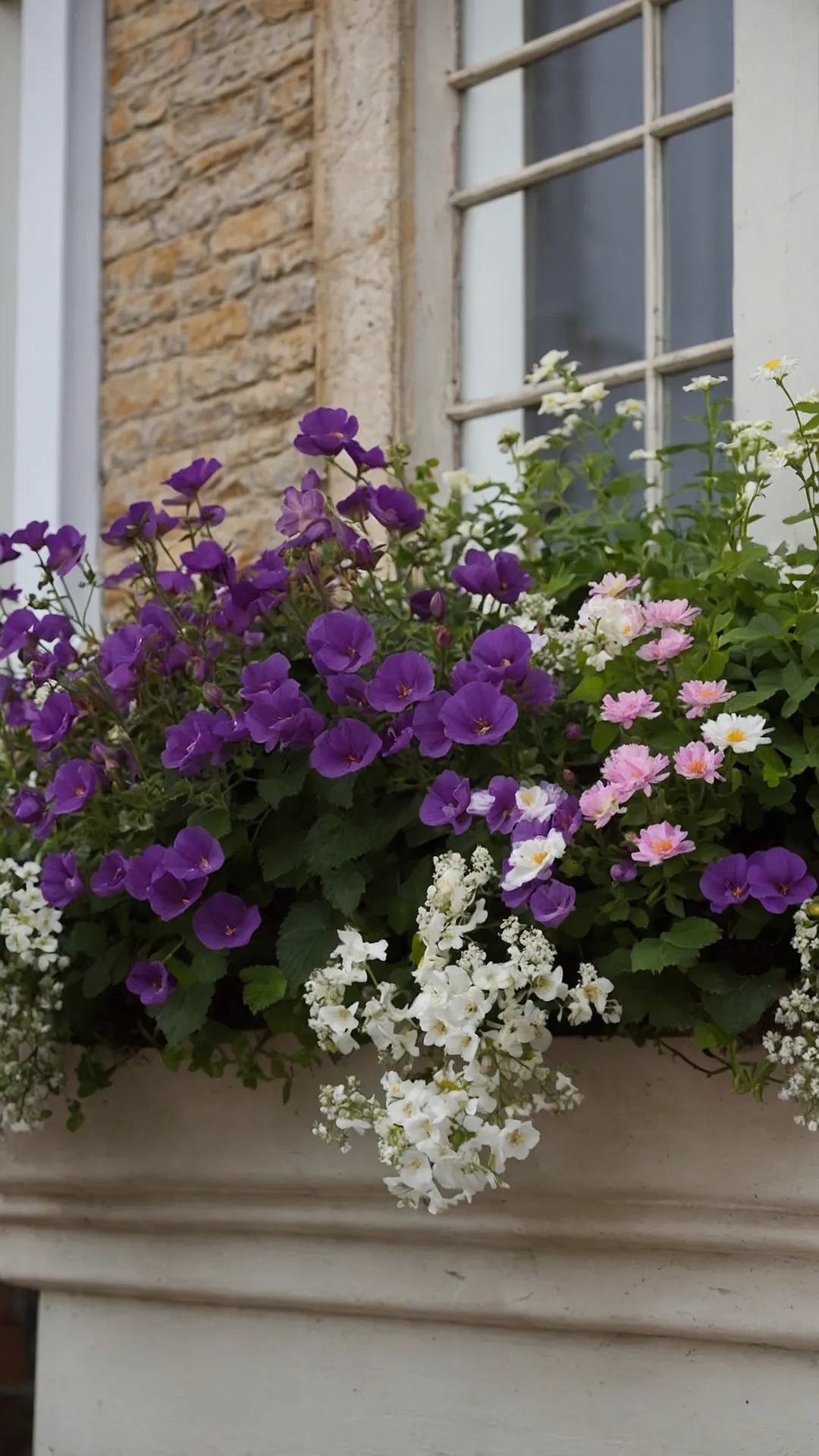 Petal Perfection: 21 Window Box Flower Ideas for Every Light Condition 43 Sillside Spectacle