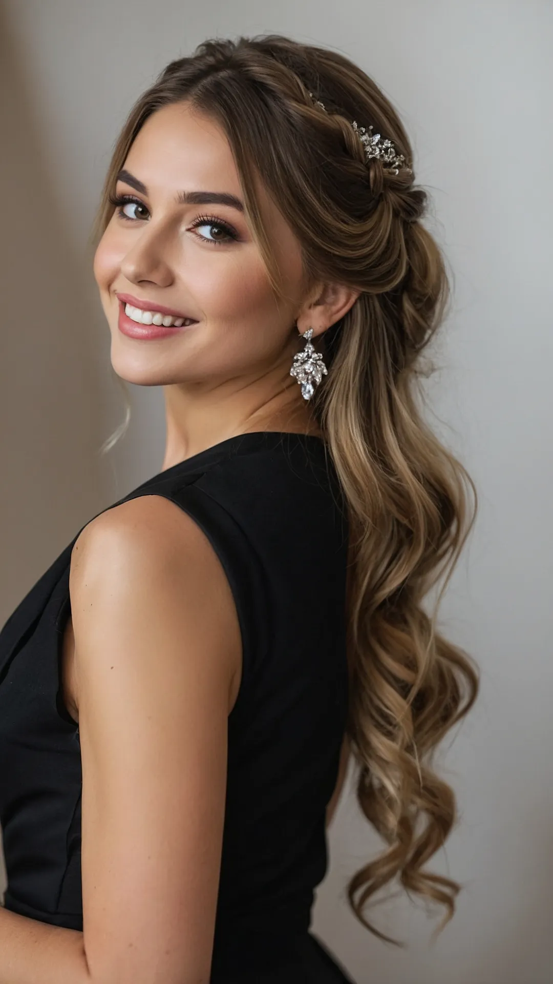 Stylish Half Up, Half Down Hairstyles for Prom Perfection 36 Prom's Perfect Half-Up