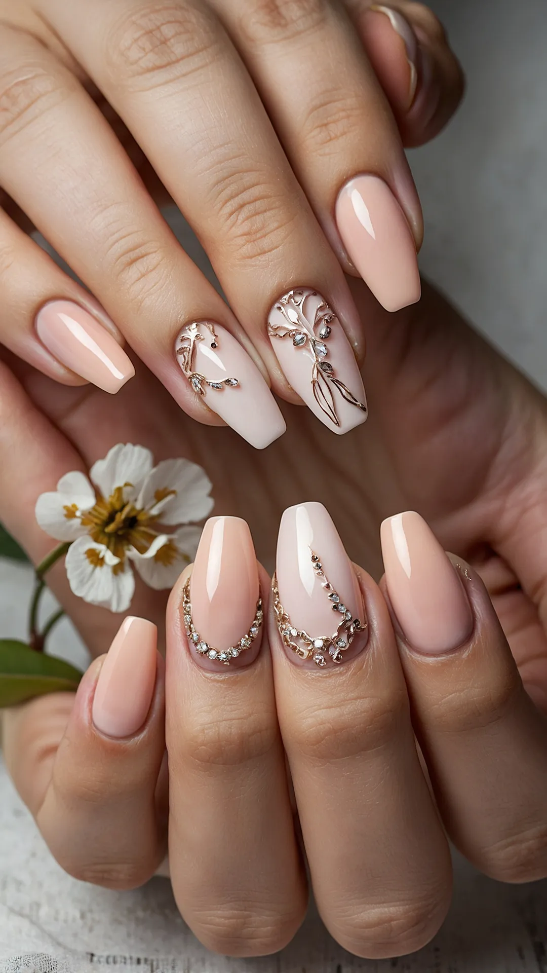 Peach Perfection: 19 Nail Art Ideas to Try Right Now 38 Peach Blush Tips