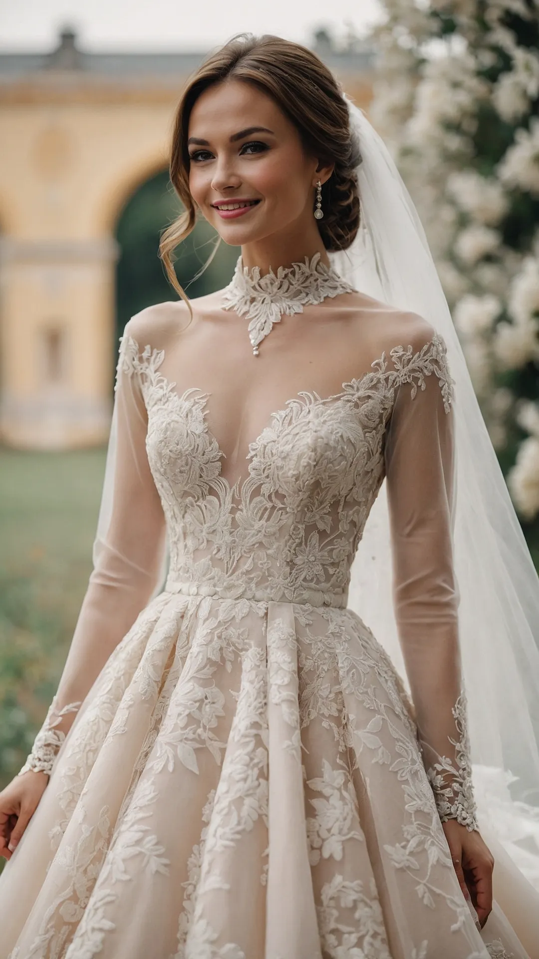 Enchanting Elegance: 20 Bridal Dress Trends for Your Winter Wedding 42 Radiant Bridal Glow