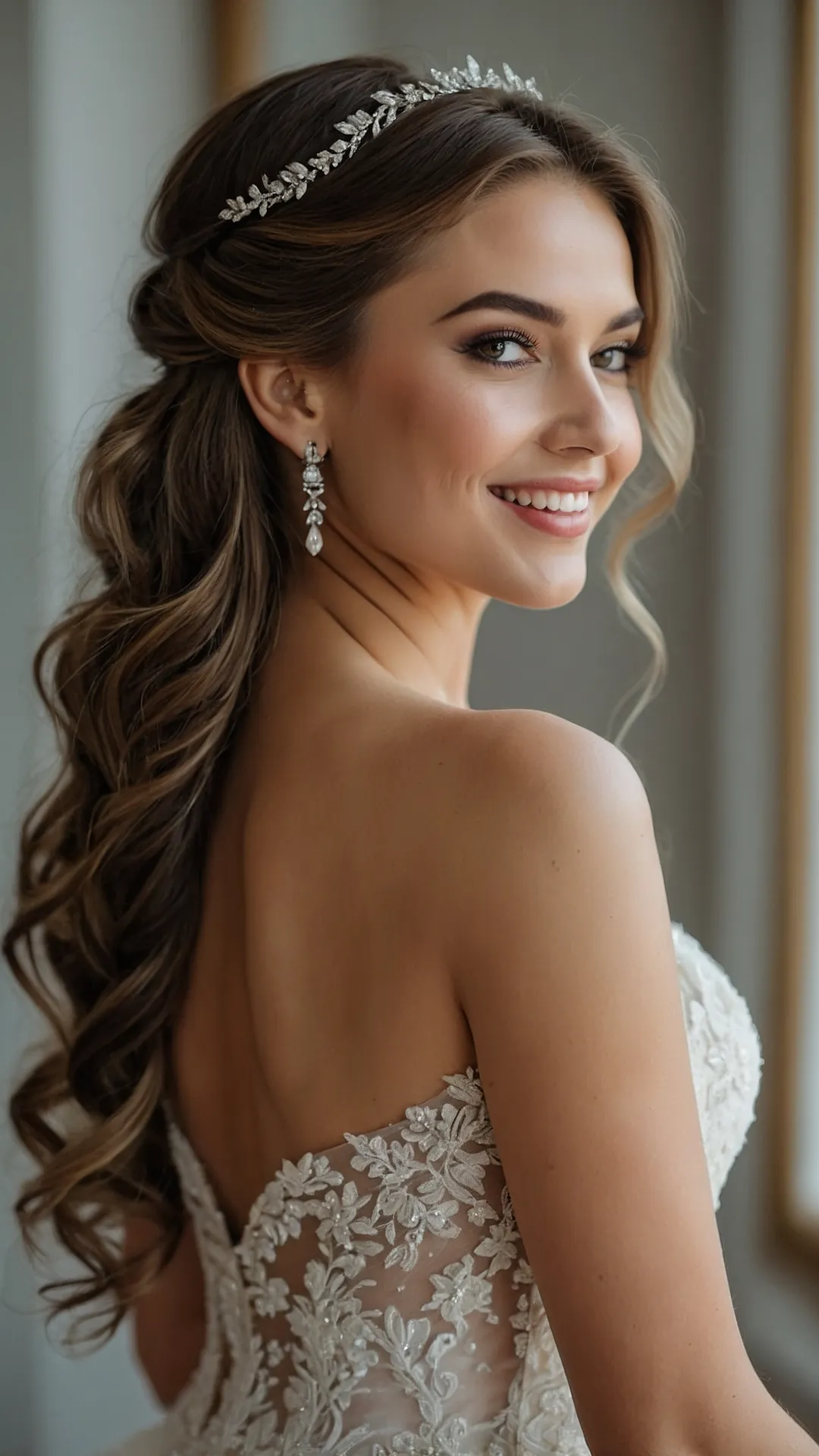 Celebrate in Style: 16 Medium Wedding Hairstyles for the Perfect Look 47 Mid-Length Magic