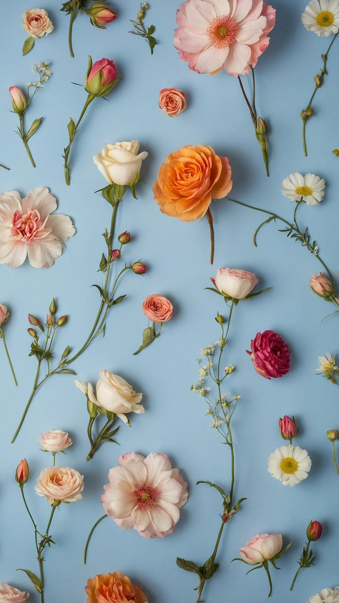 22 Artistic Wallpaper Ideas to Transform Your Space** ** 35 Petal Burst Walls