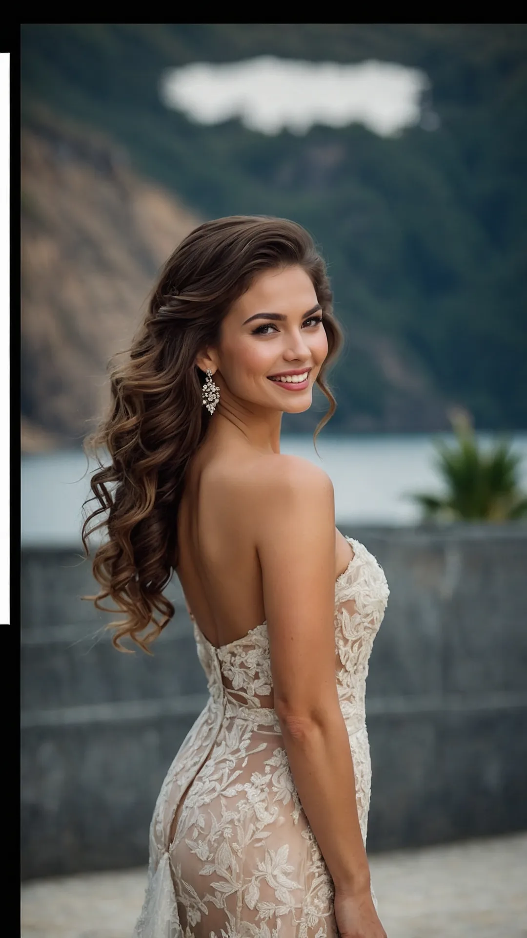 **Tresses in the Spotlight: Top 15 Loose Curls Wedding Hair Ideas for Every Bride** 44 Bridal Wave Magic