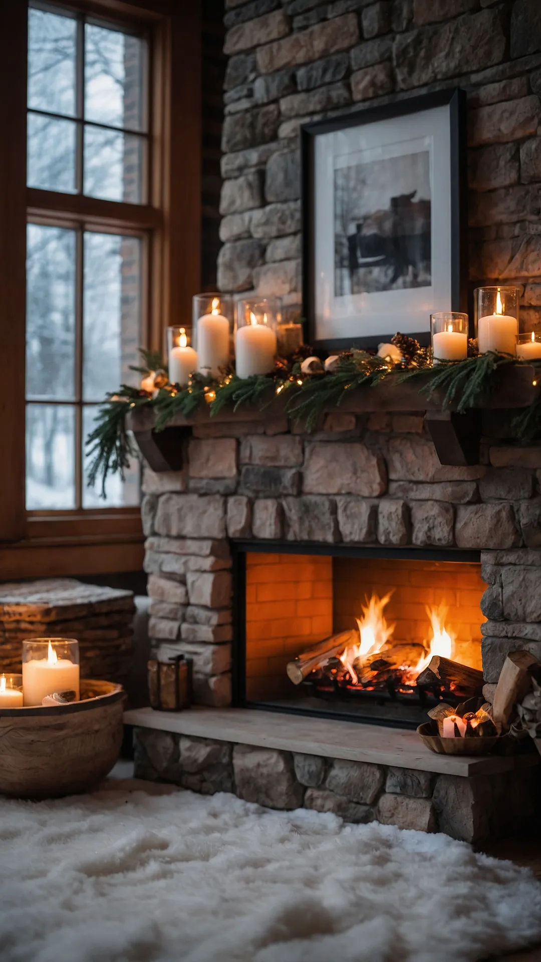 Winter's Hearth Embrace