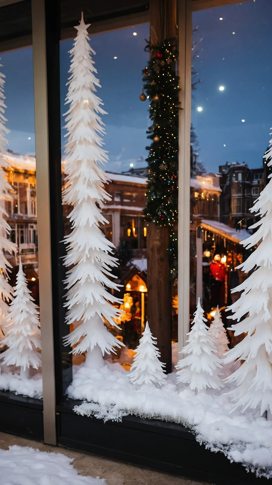 Easy Crafts: 18 Christmas Window Decoration Ideas to Jingle Your Holiday Spirit!** ** 47 Window's Winter Sparkle