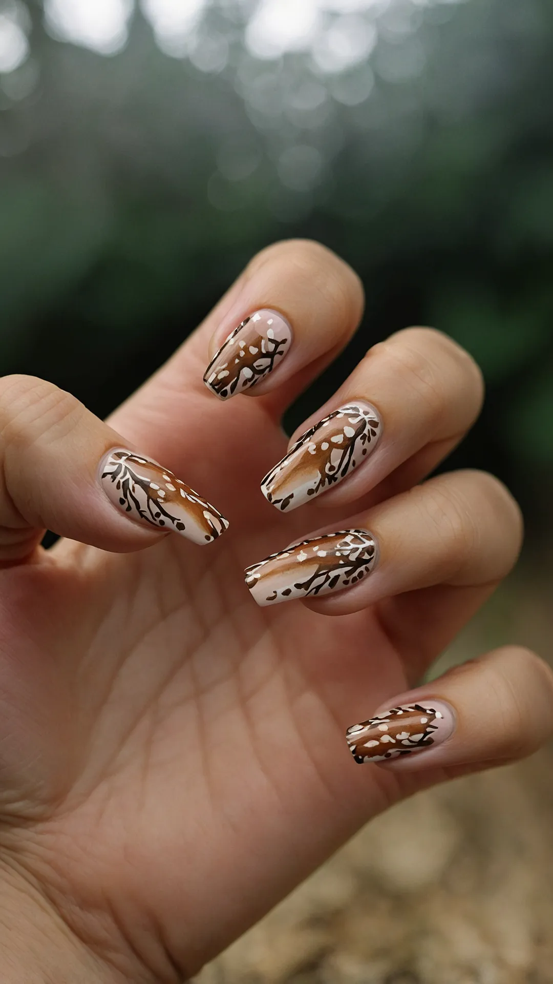 Get Inspired: 22 Stylish Deer Print Nail Designs for Every Occasion 38 Deerly Adorned