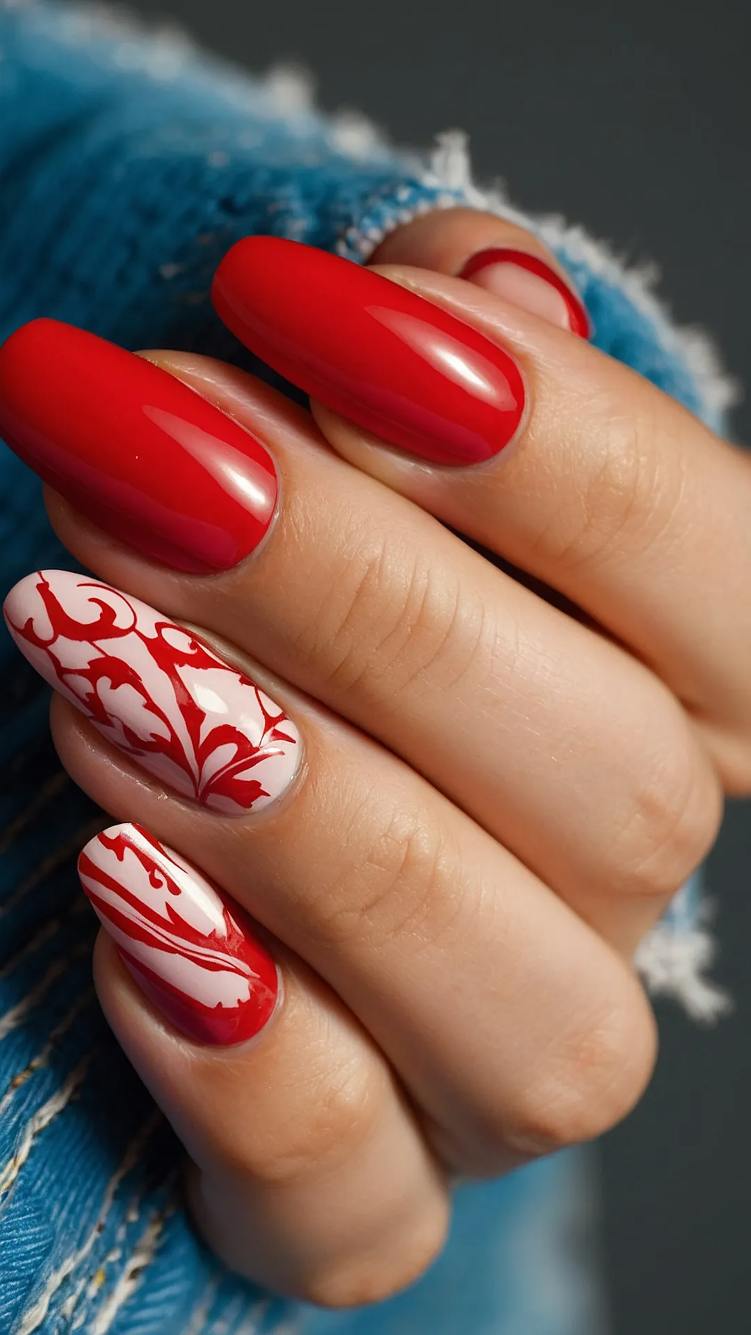 Simple and Chic Cherry Nails: Your 2024 Spring Guide 38 Crimson Spring Tips