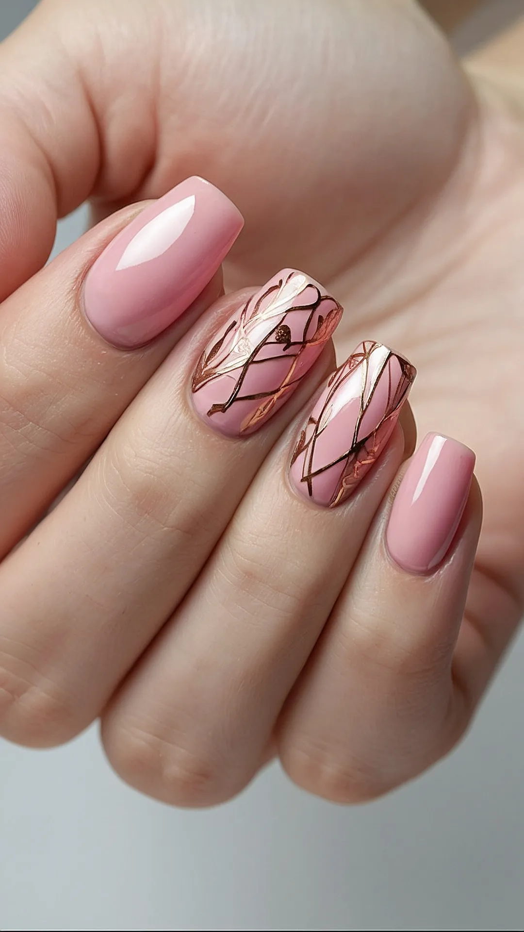 Rocking Dusty Rose Pink: 22 Nail Designs That are Total Game Changers 44 Glamour Glow
