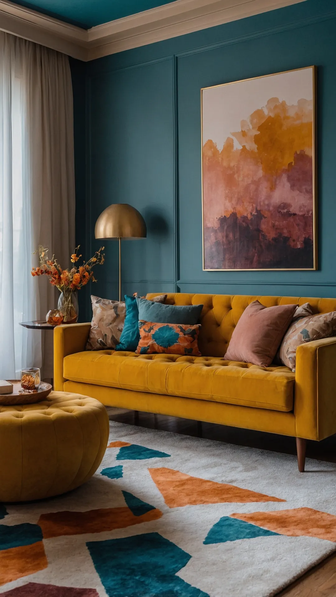 Revamp Your Living Space with 21 Unique and Funky Ideas 44 Rainbow Room Vibes