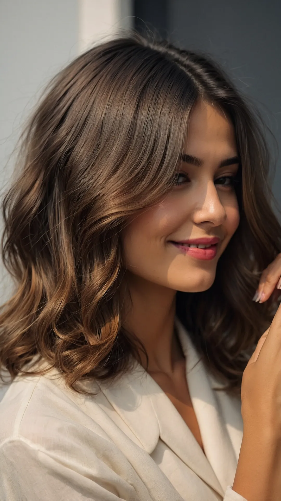 Transform Your Look: 16 Shoulder Length Hair Styles You Need to Try 38 Polished Shoulder Strands