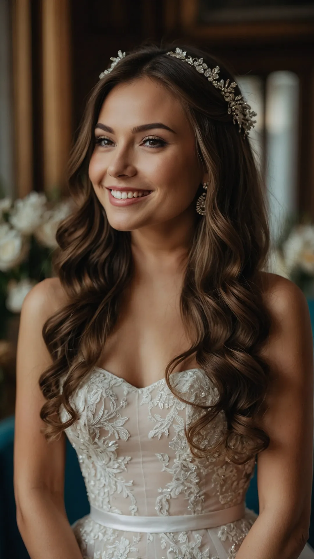 Chic and Cozy: 21 Autumn Wedding Hairstyles to Inspire You 35 Autumnal Adornments