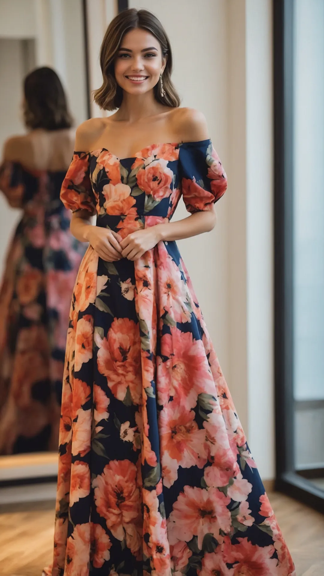 Blooming Into Style: 21 Long Floral Outfit Ideas for Every Occasion 39 Pocketed Petals