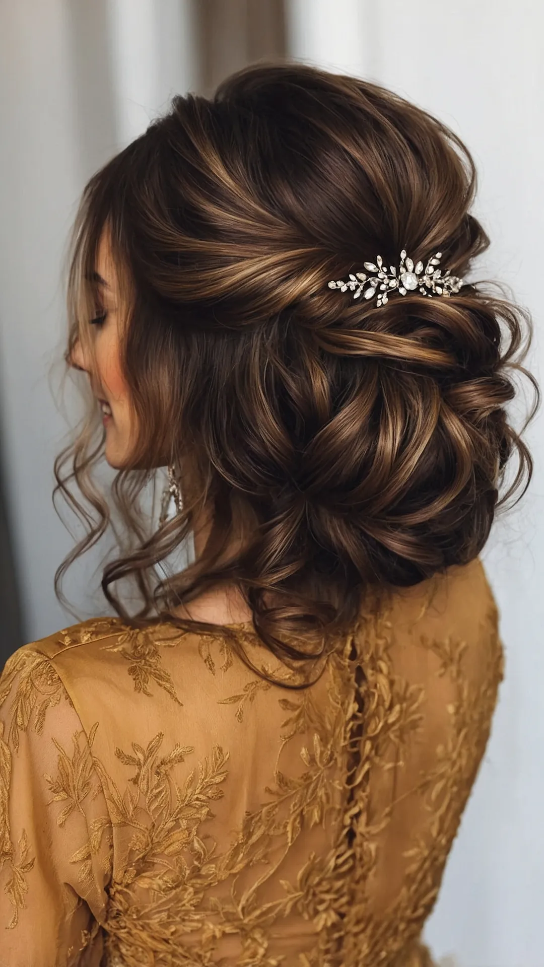 Effortless Elegance: Shoulder-Length Bridesmaids