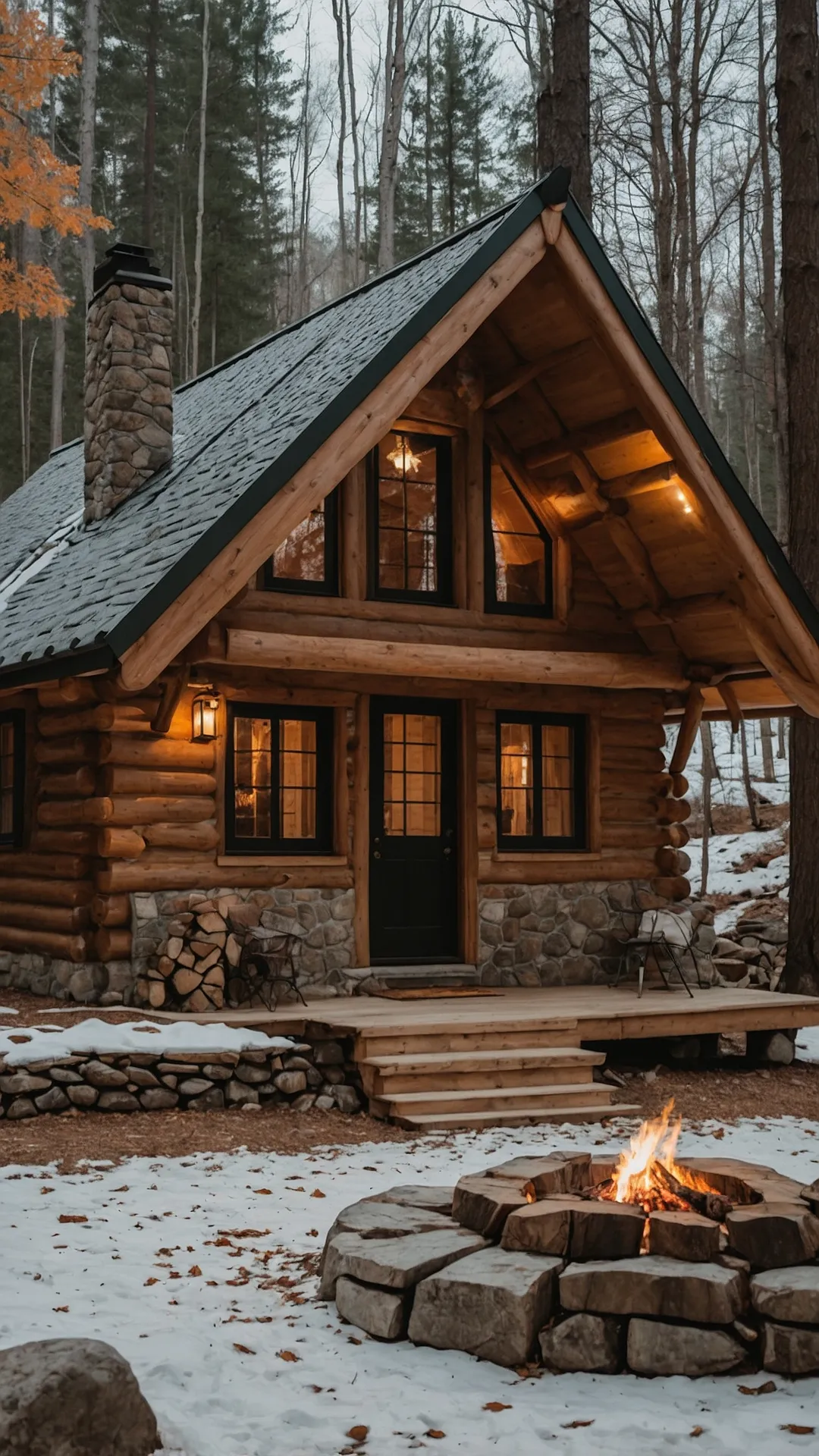 Modern Forest Cabin Ideas: Where Rustic Meets Chic 34 Sylvan Style